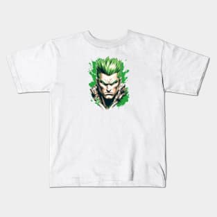 Guile from Street Fighter Design Kids T-Shirt